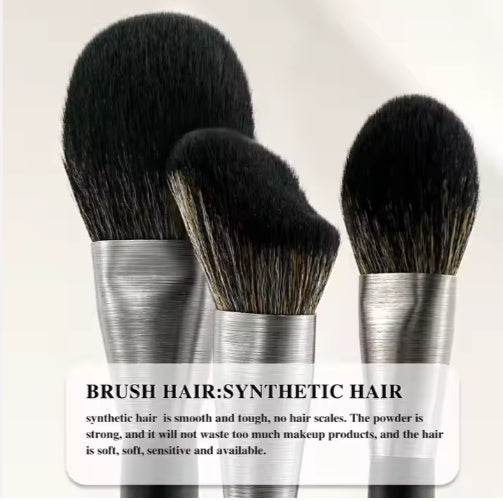 Natural10pcs BEILI Low MOQ Ship Fast Custom High Quality Make Up Brushes Wholesale Wood Handle Premium