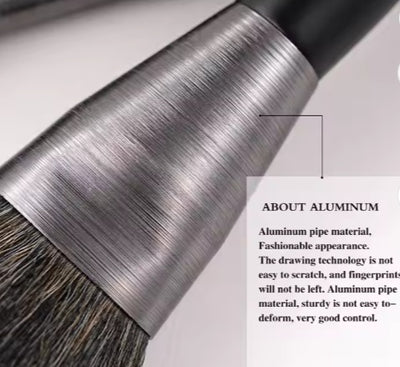 Natural10pcs BEILI Low MOQ Ship Fast Custom High Quality Make Up Brushes Wholesale Wood Handle Premium